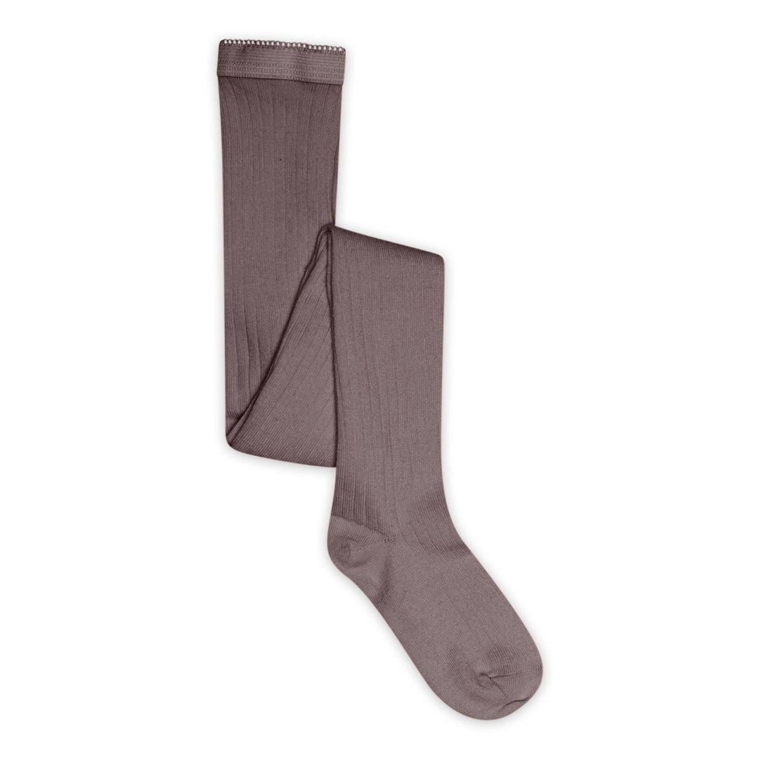 Wool rib tights