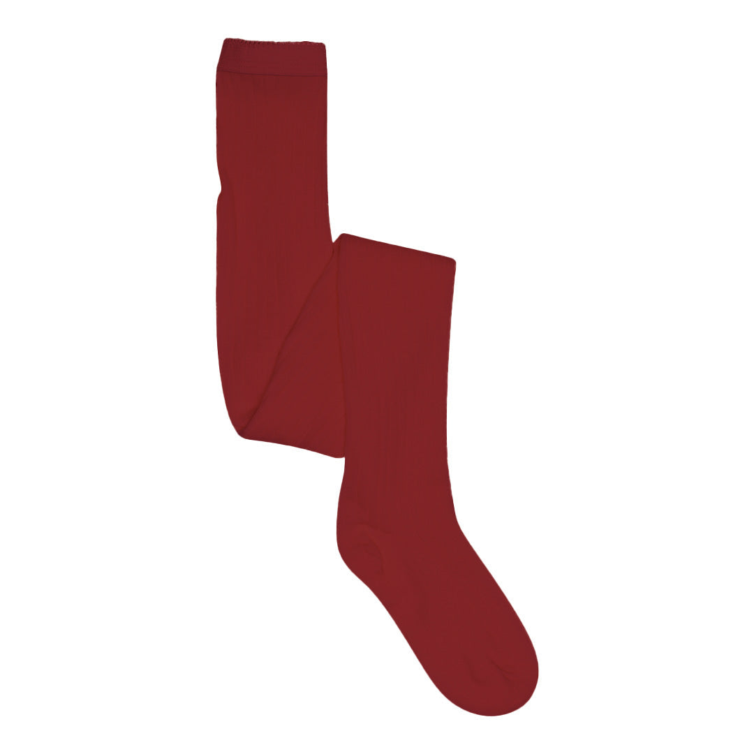 Wool rib tights