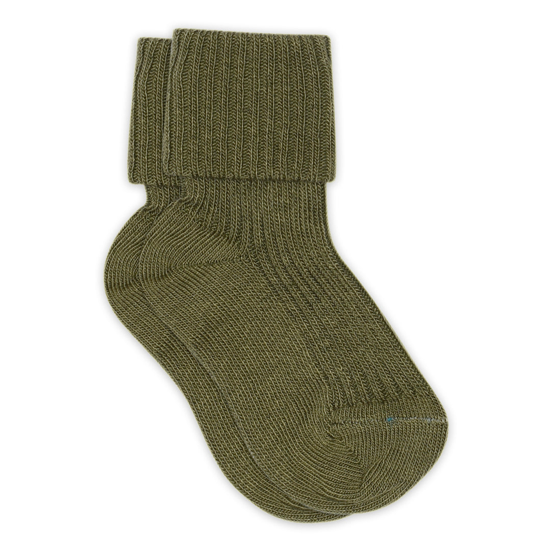 Cotton rib baby socks