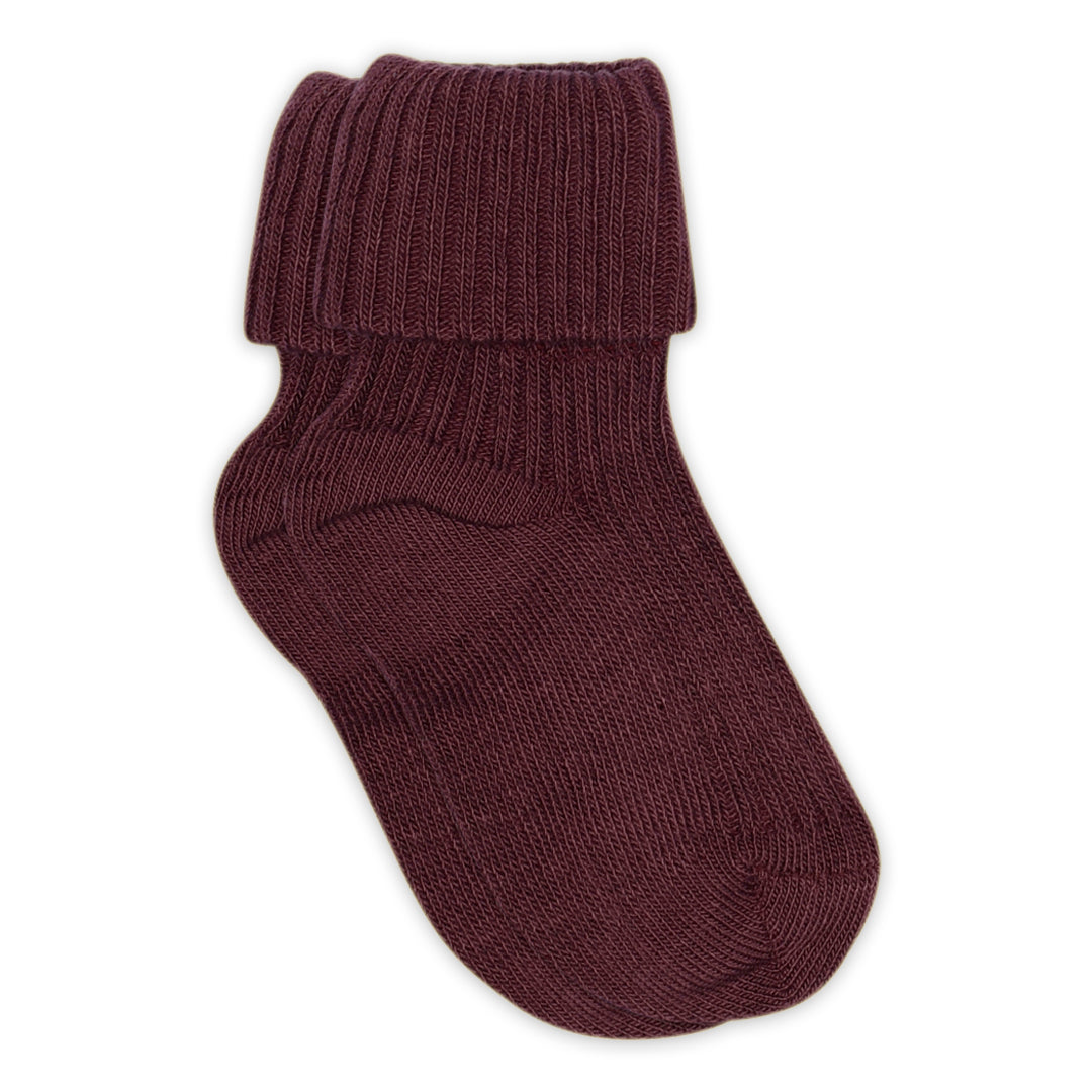 Cotton rib baby socks