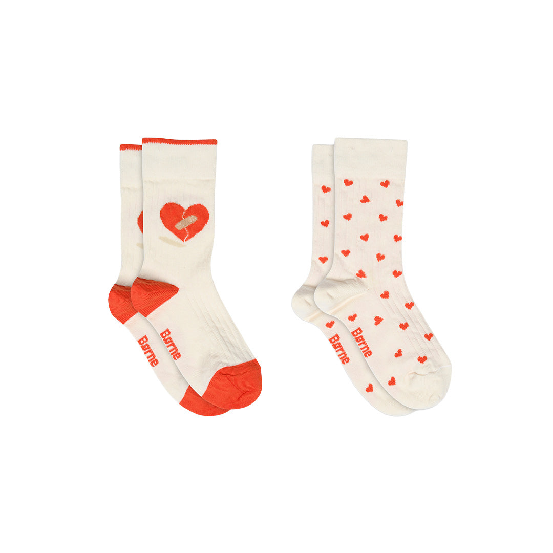 Heart socks - 2-pack