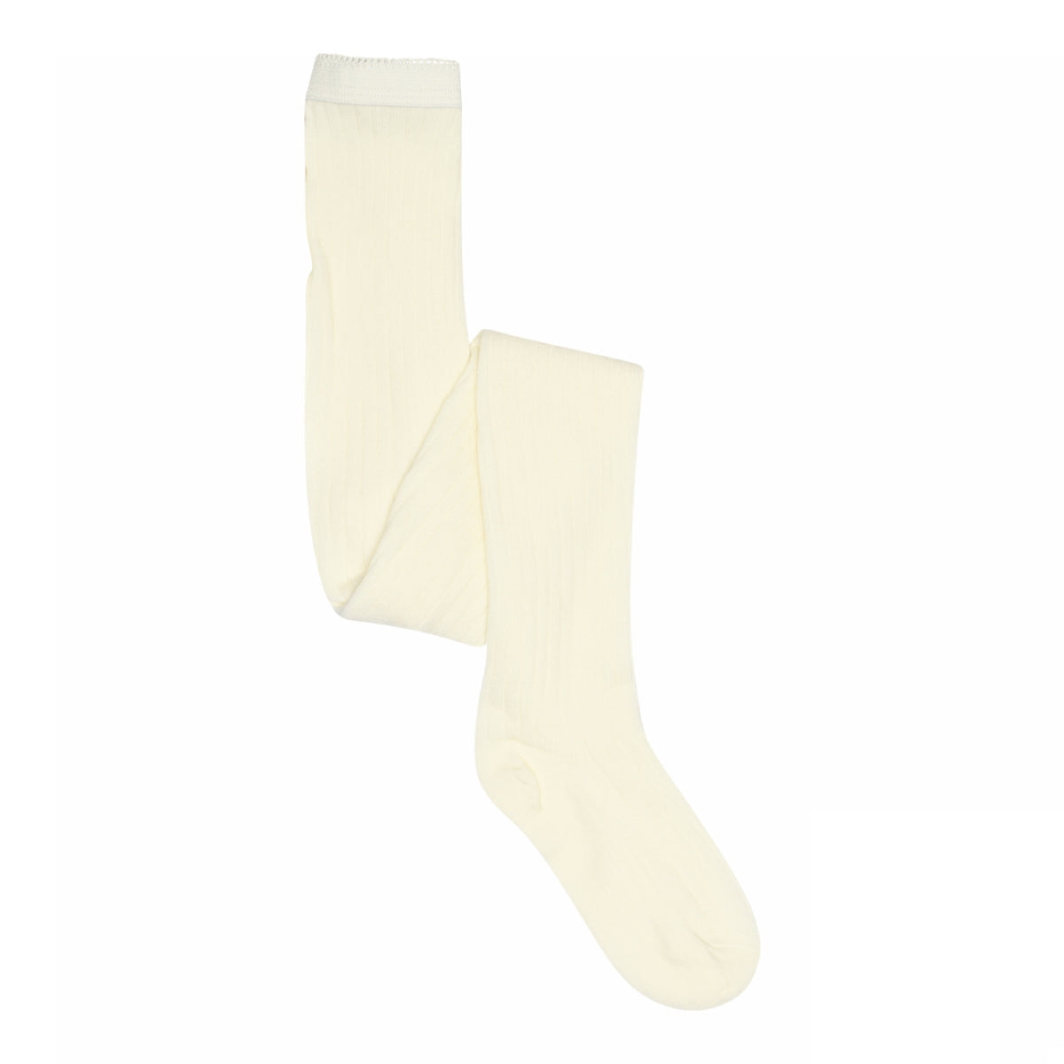 MPkids Strømpebukser - Wool rib tights i Snow White Køb snow white Strømpebukser fra MPkids hos MP Denmark