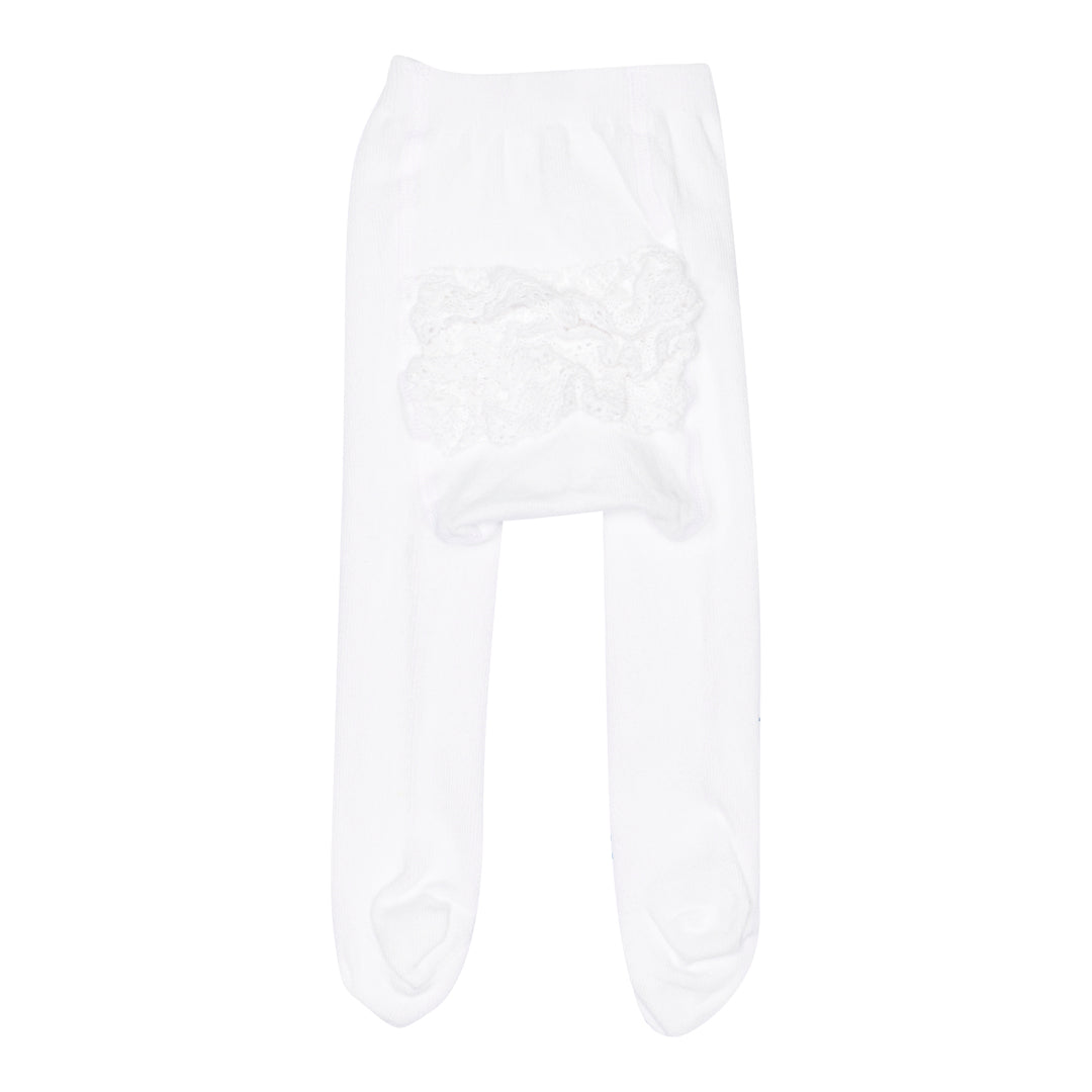 Cotton tights - lace