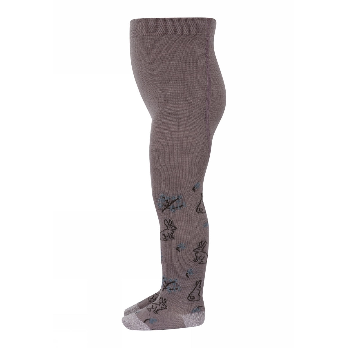MPkids Strømpebukser - Gudrun tights i Dark Purple Dove og Ecru Køb dark purple dove og ecru Strømpebukser fra MPkids hos MP Denmark