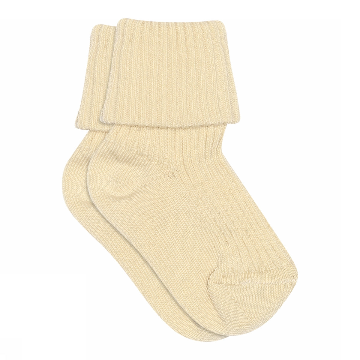 MPkids Strømper - Cotton rib baby socks i Ecru Køb ecru Strømper fra MPkids hos MP Denmark