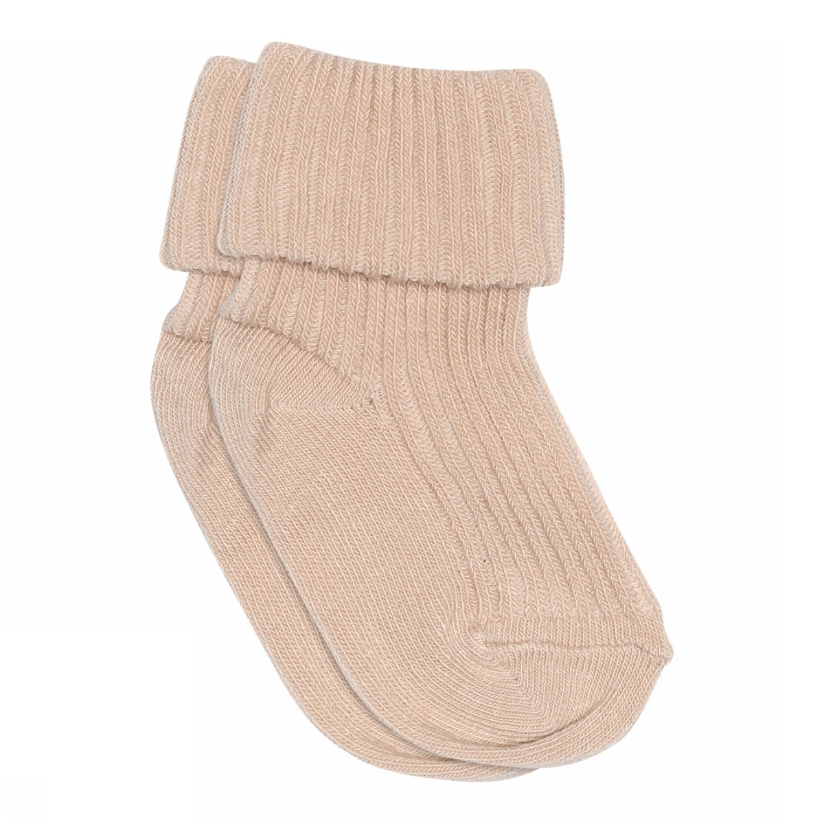MPkids Strømper - Cotton rib baby socks i Rose Dust Køb rose dust Strømper fra MPkids hos MP Denmark