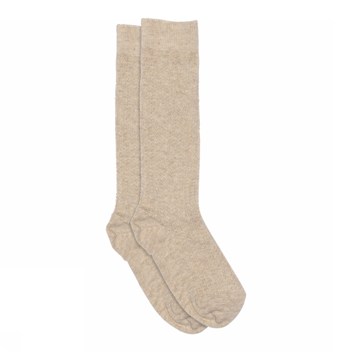 MPkids Strømper - Inger knee socks i Beige Melange, Cherry Blossom, Cream, Ecru, Moonstone og Rose Dust  Køb beige melange, cherry blossom, cream, ecru, moonstone og rose dust Strømper fra MPkids hos MP Denmark