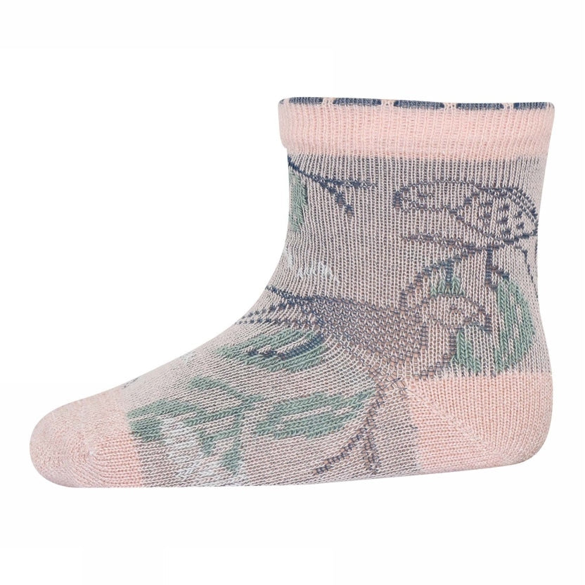 MPkids Strømper - Ara socks i Rose Dust og Ecru Køb rose dust og ecru Strømper fra MPkids hos MP Denmark