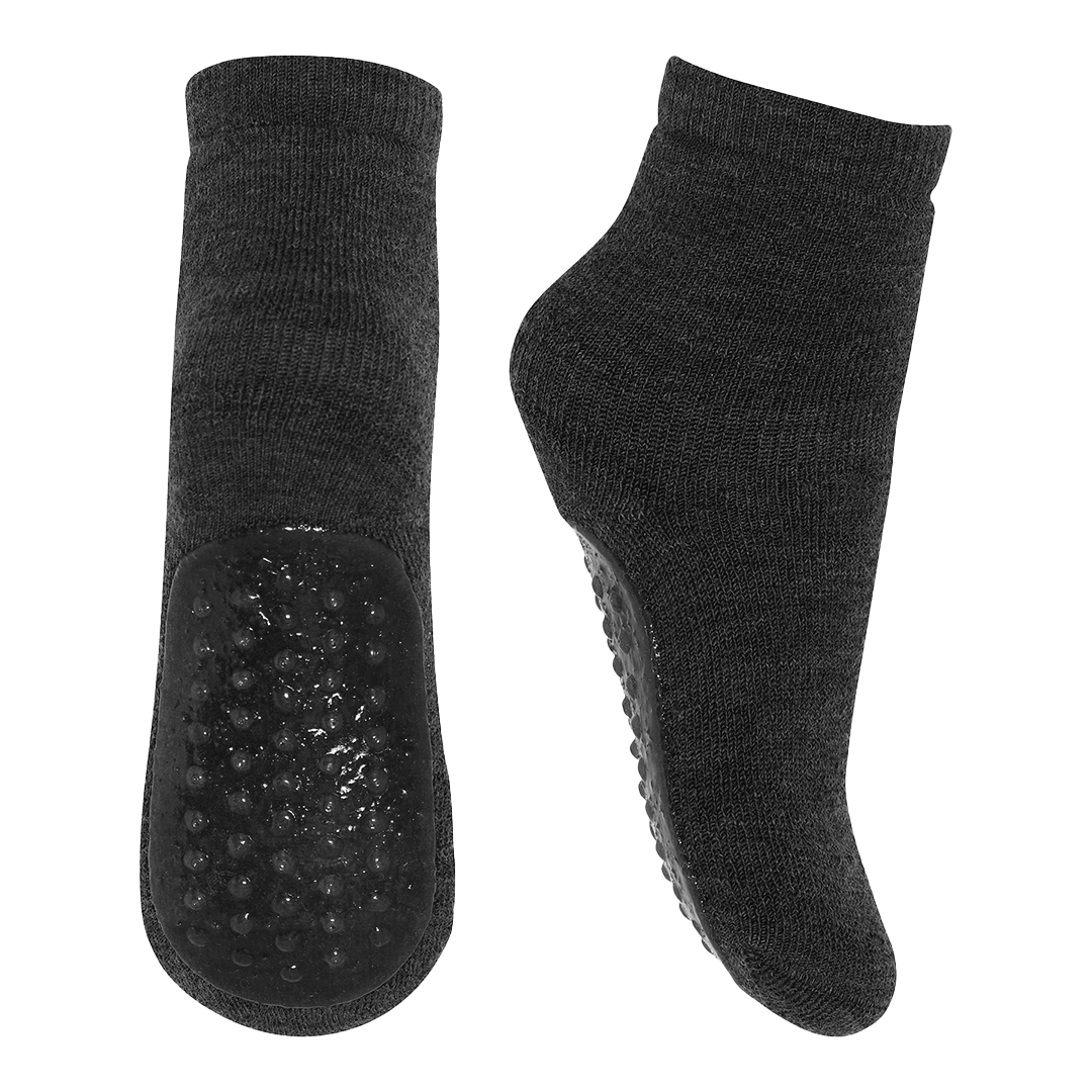 Wool socks - anti-slip
