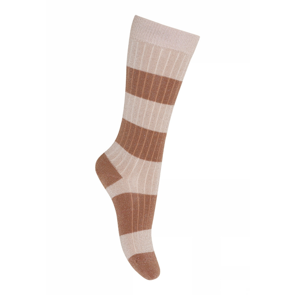 MPkids Strømper - Clara glitter knee socks i Rose Dust, Rose Grey, Winter Sky, Moonstone, Pastel Green og Stone Blue  Køb rose dust, rose grey, winter sky, moonstone, pastel green og stone blue Strømper fra MPkids hos MP Denmark