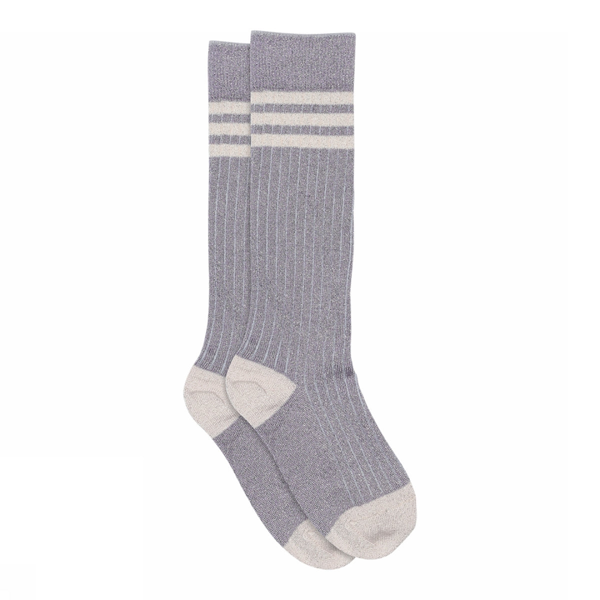 MPkids Strømper - Merle glitter knee socks i Rose Dust, Cherry Blossom, Wisteria og Gray Mist Køb rose dust, cherry blossom, wisteria og gray mist Strømper fra MPkids hos MP Denmark