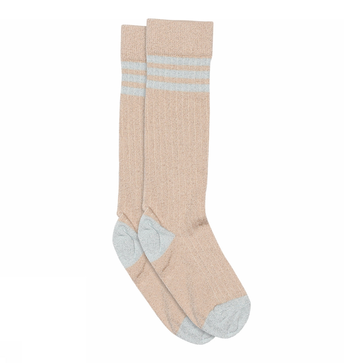 MPkids Strømper - Merle glitter knee socks i Rose Dust, Cherry Blossom, Wisteria, Gray Mist, Brown Sienna, Champagne, Grape Skin og Silver Pink Køb rose dust, cherry blossom, wisteria, gray mist, brown sienna, champagne, grape skin og silver pink Strømper fra MPkids hos MP Denmark