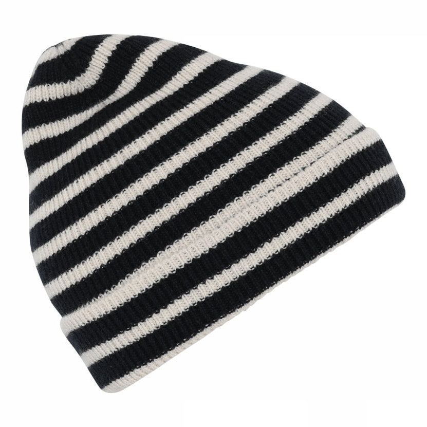 Bergen striped beanie