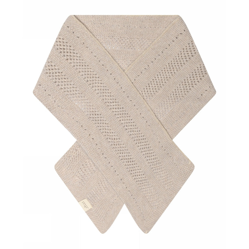 MPkids Tørklæder - Helsinki small scarf i Beige Melange, Cream og French Rose Køb beige melange, cream og french rose Tørklæder fra MPkids hos MP Denmark