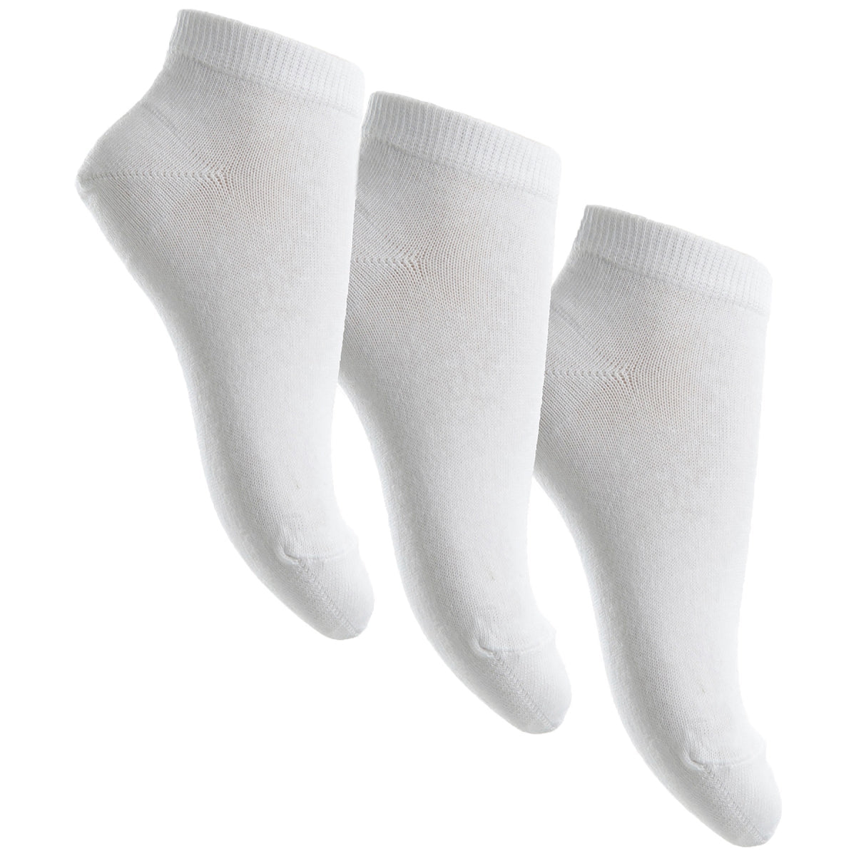 MPkids Strømper - Cotton sneaker socks - 3-pack i White, Black og Grey Melange Køb white, black og grey melange Strømper fra MPkids hos MP Denmark
