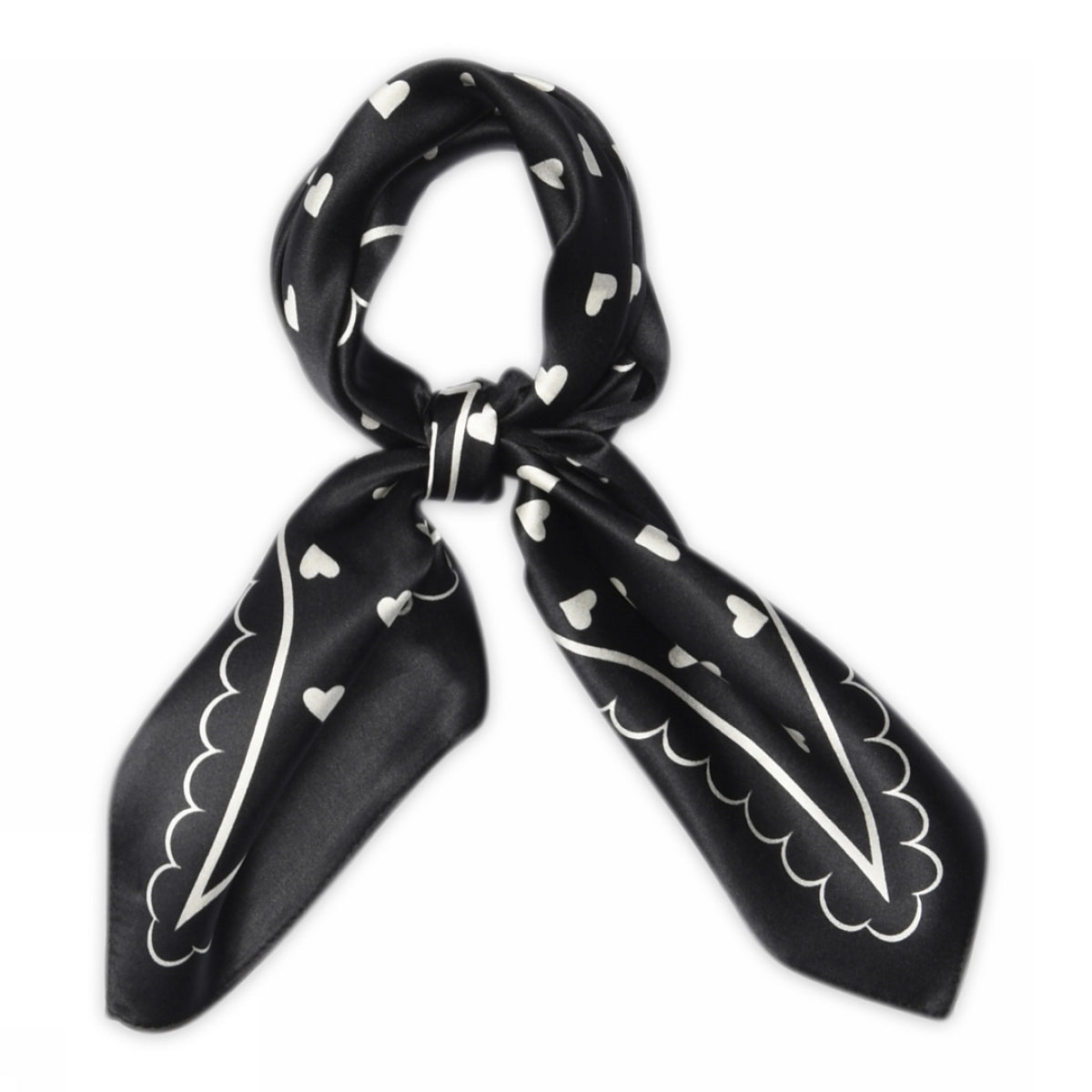 Love small silk scarf