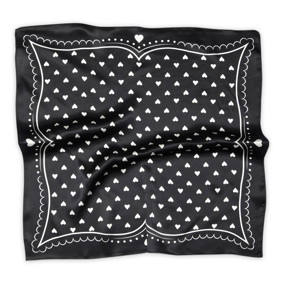 Love small silk scarf