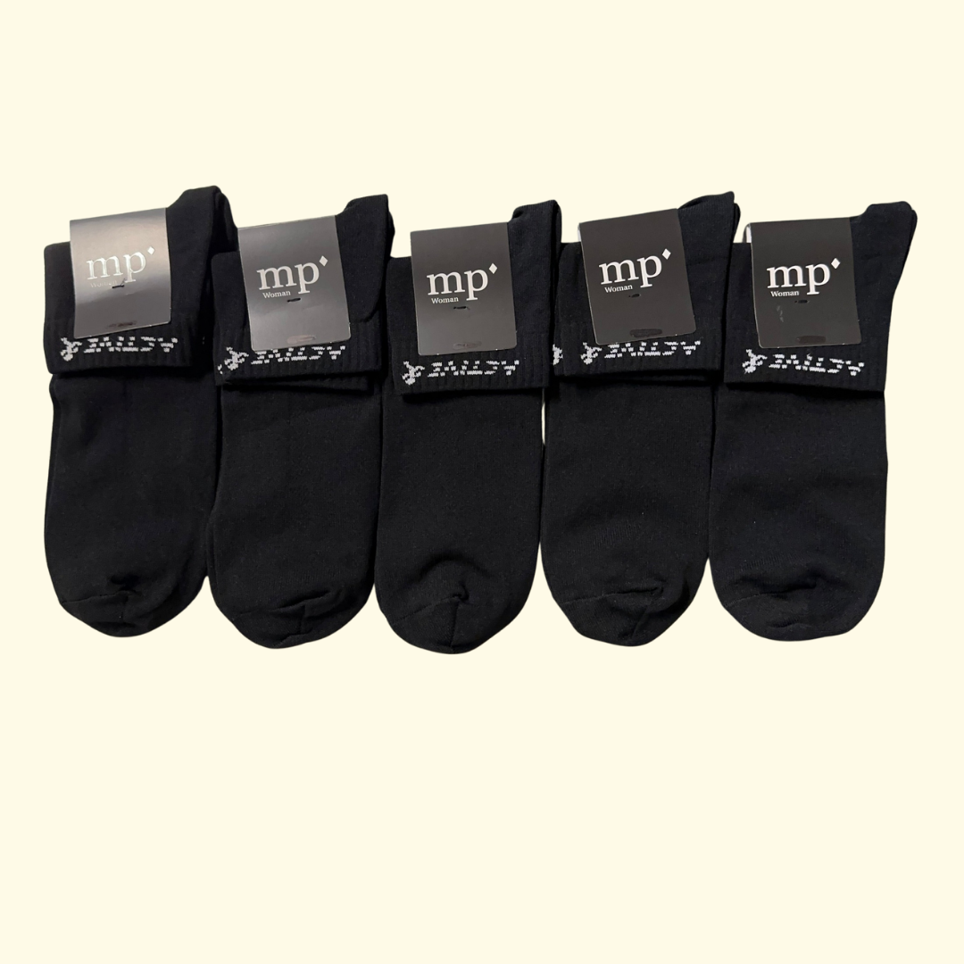 Active socks - Lav - 5-pak - Sort