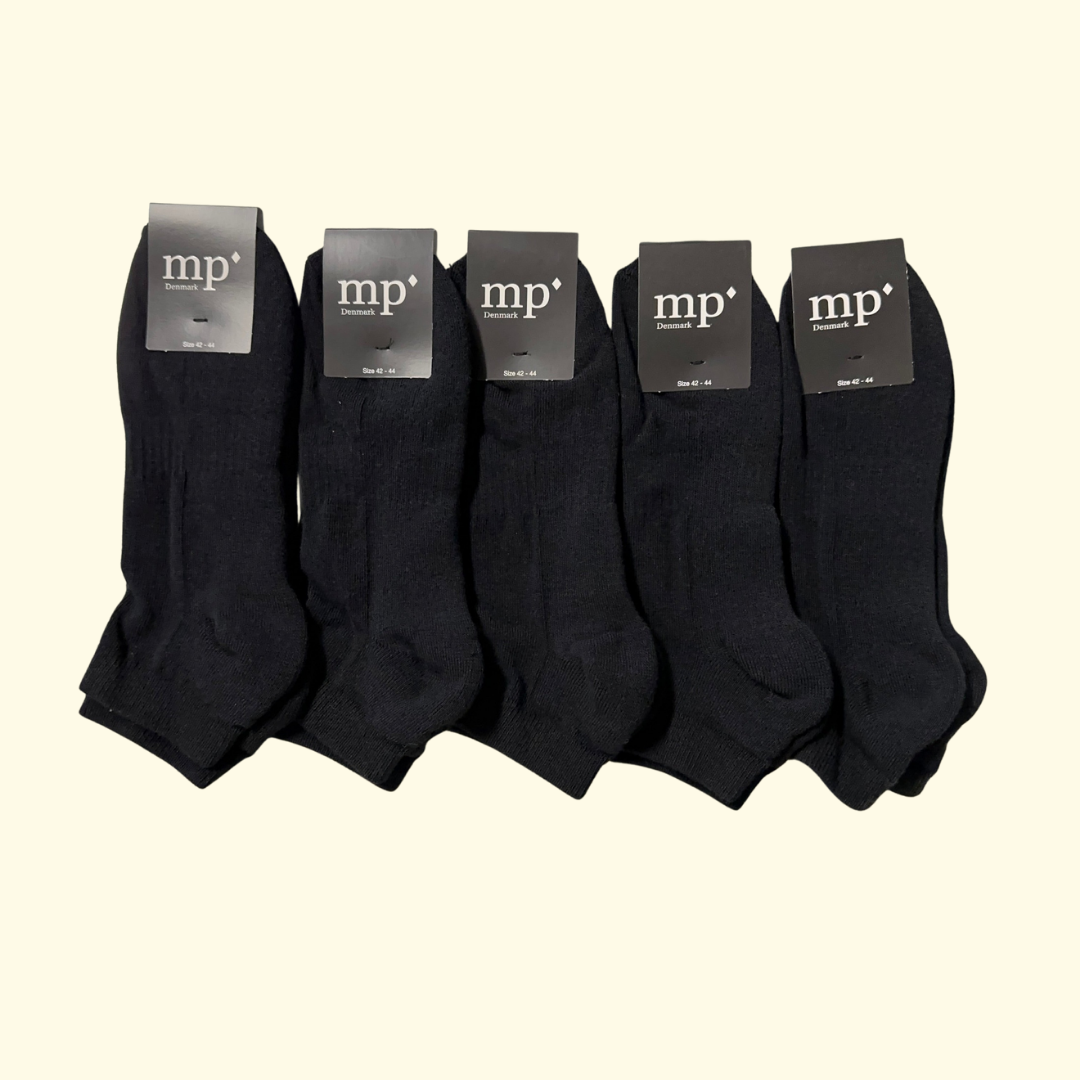 Tennis sneaker socks - 5-pak - Sort