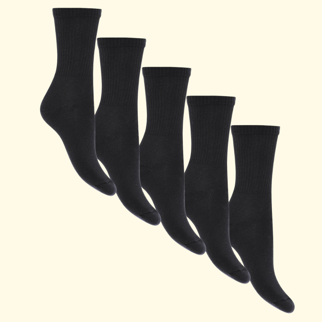 Tennis socks - 5-pak - Sort