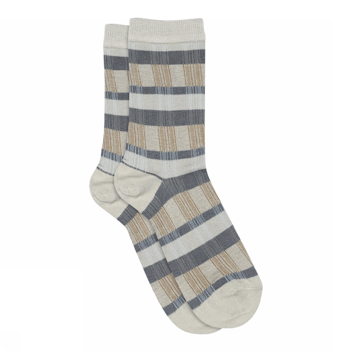 MPwoman Strømper - Diana socks i Gray Violet og Ecru Køb gray violet og ecru Strømper fra MPwoman hos MP Denmark