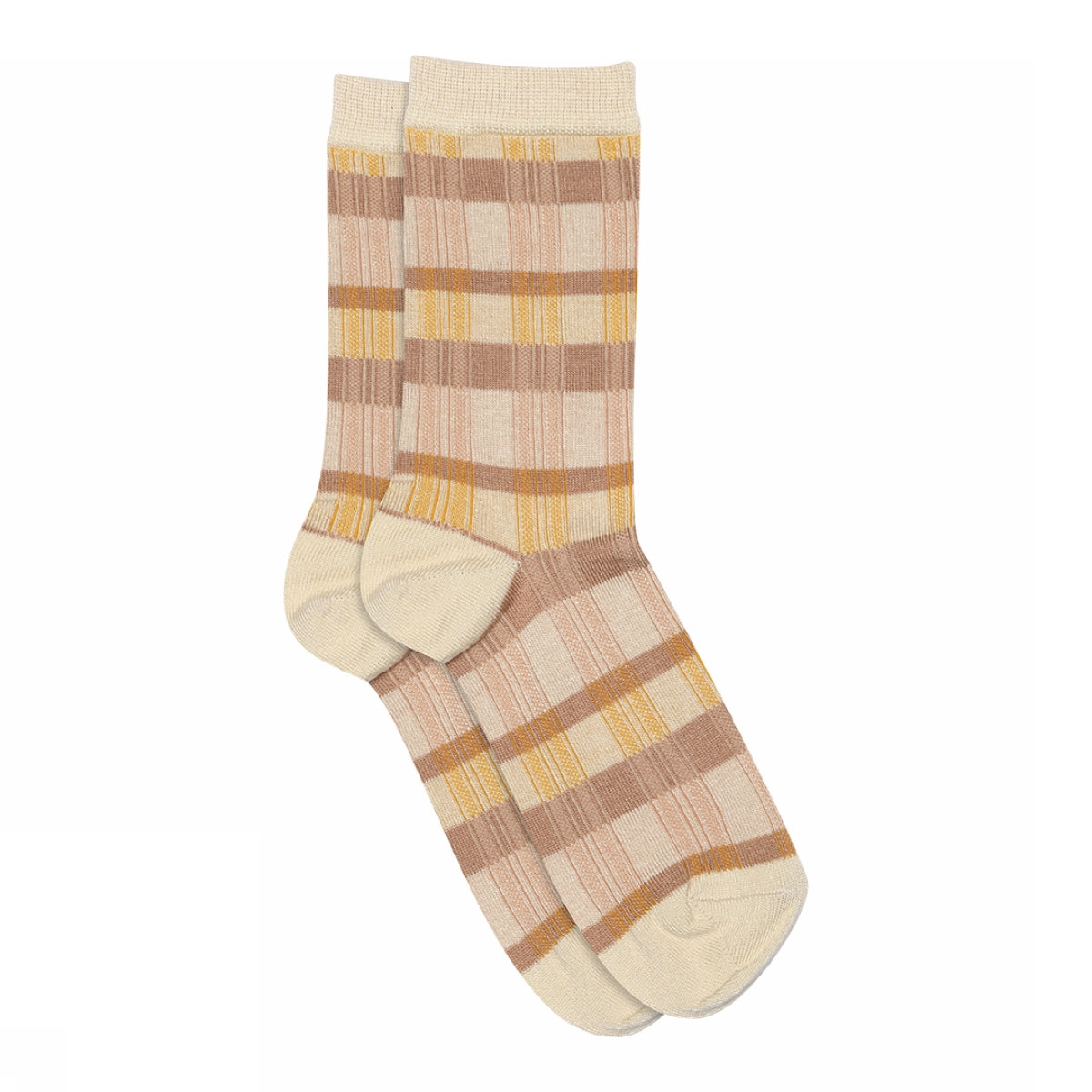 MPwoman Strømper - Diana socks i Gray Violet og Ecru Køb gray violet og ecru Strømper fra MPwoman hos MP Denmark
