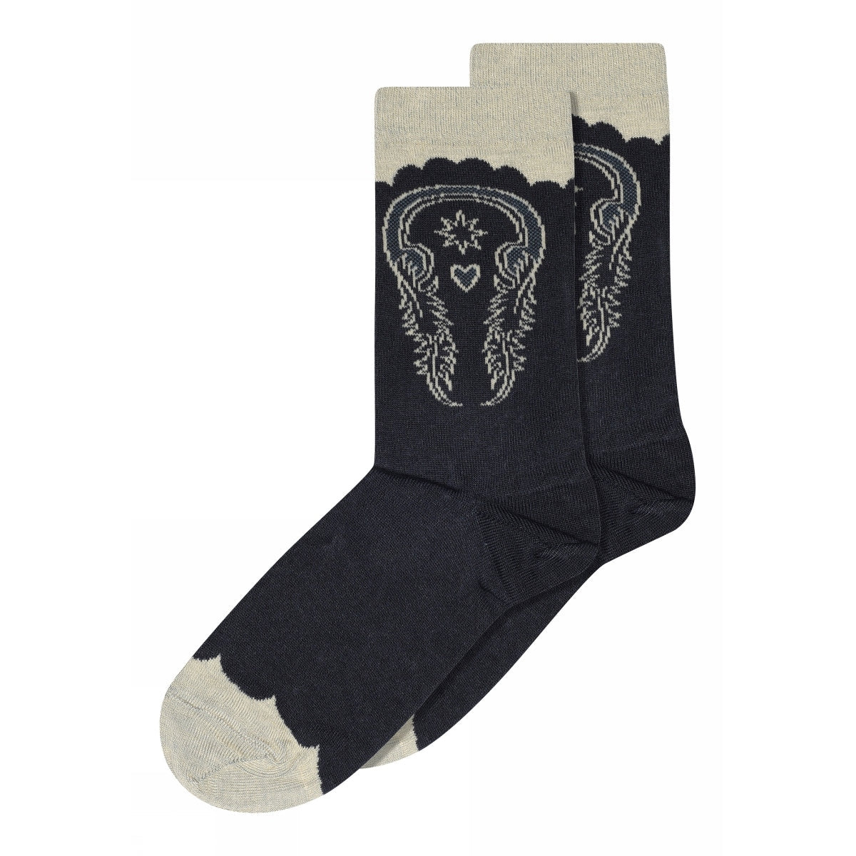 MPwoman Strømper - Olivia socks i Navy og Dark Purple Køb navy og dark purple Strømper fra MPwoman hos MP Denmark