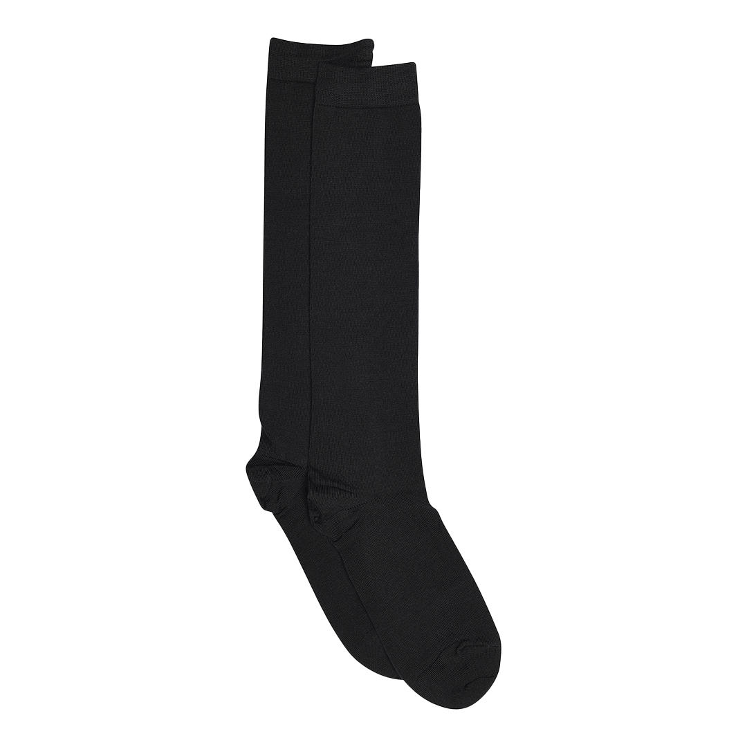 Wool/cotton knee socks