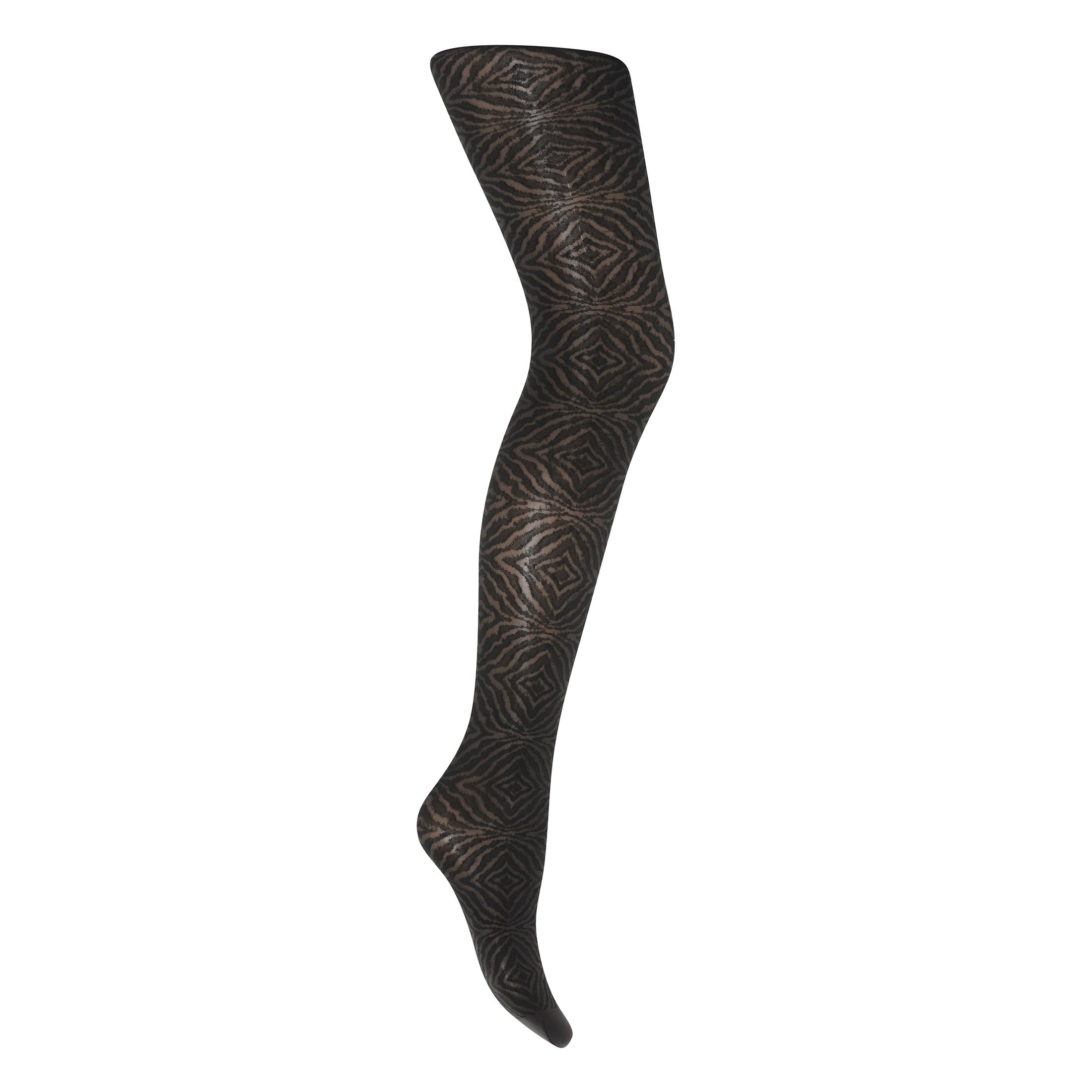 SneakyFox Strømpebukser - Goldie tights i Chocolate, Creme Brulee og Duffel Bag Køb chocolate, creme brulee og duffel bag Strømpebukser fra SneakyFox hos MP Denmark