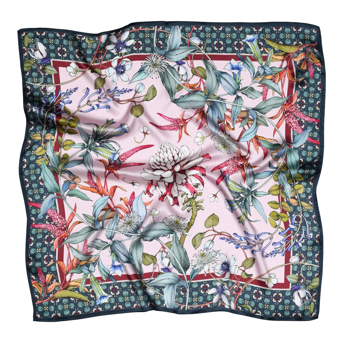 Sneaky Fox Tørklæder - Lorena silk scarf i Granite Køb granite Tørklæder fra Sneaky Fox hos MP Denmark