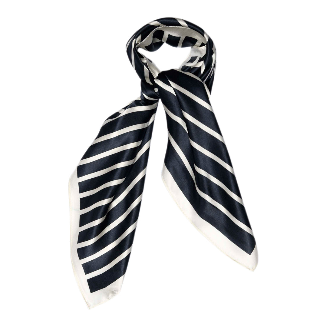 Lines silk scarf