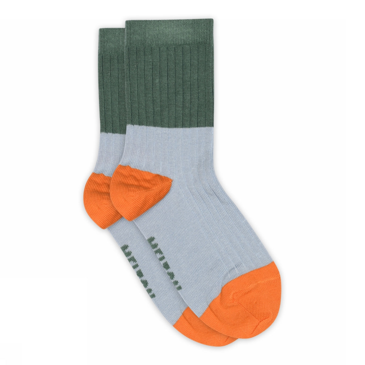 Block colour socks