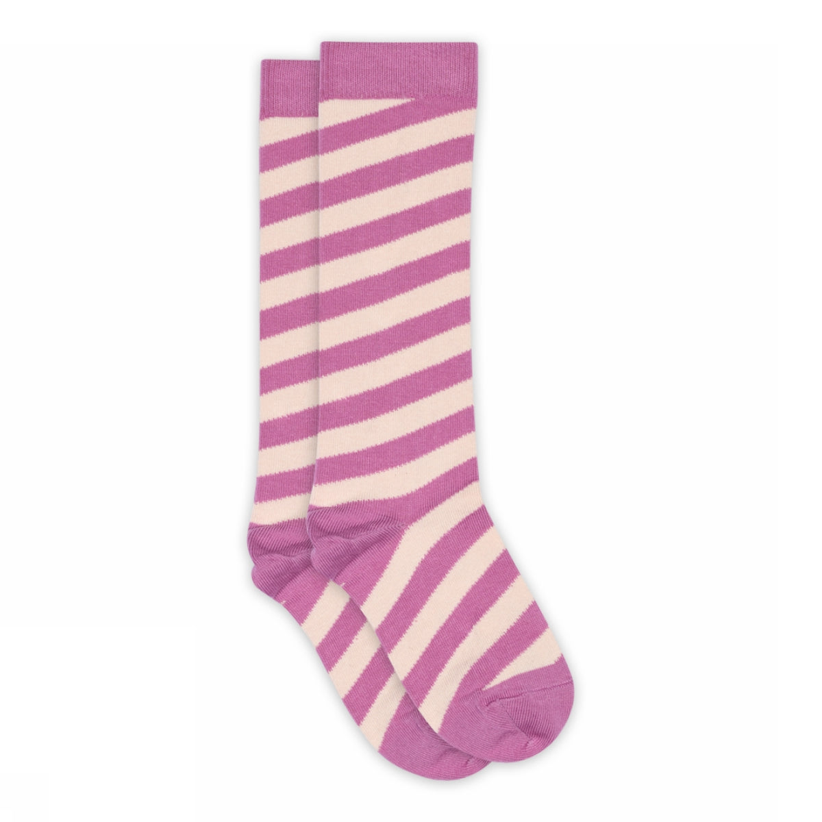 Candy stripe knee socks