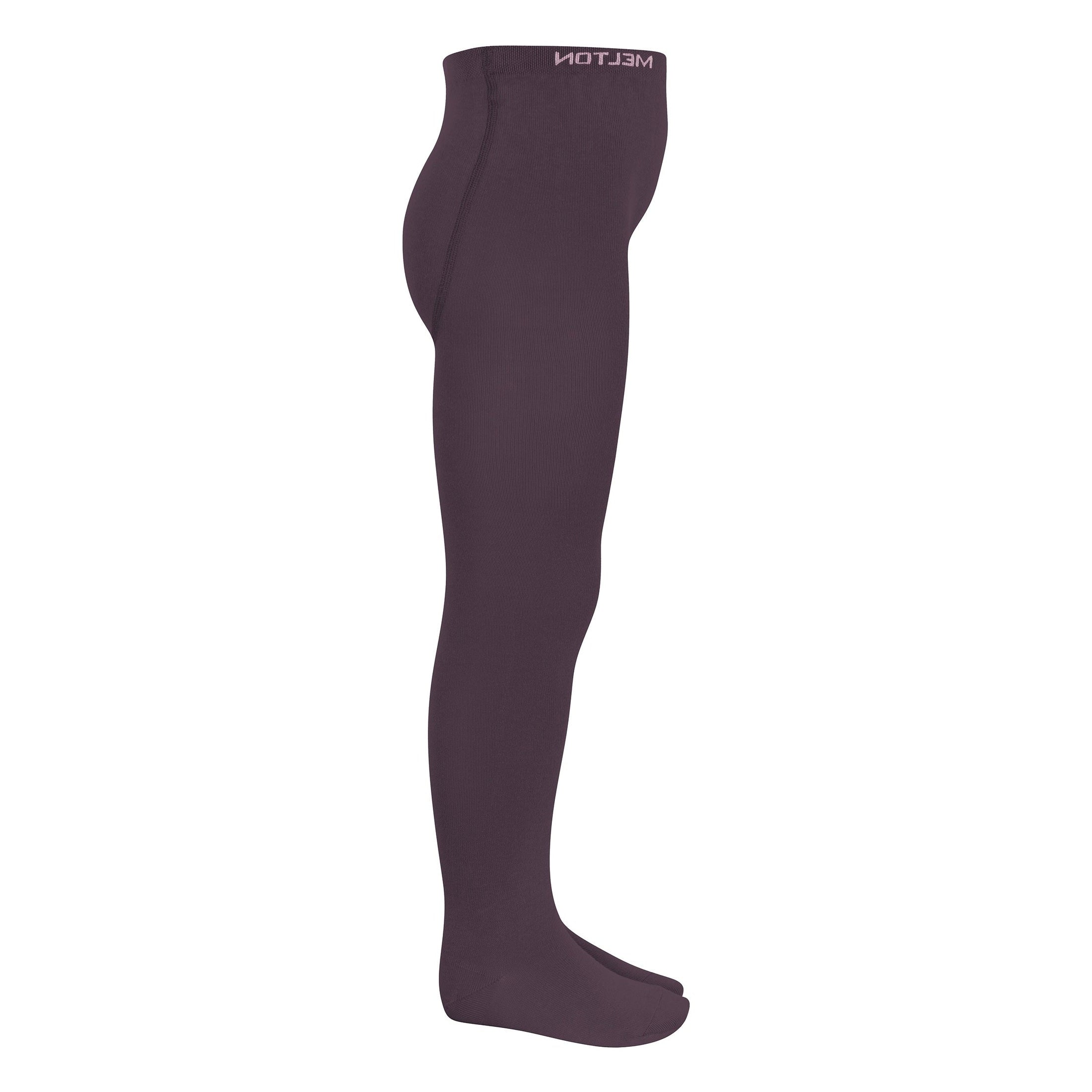 MELTON Strømpebukser - Cotton tights i Hortensia Køb hortensia Strømpebukser fra MELTON hos MP Denmark