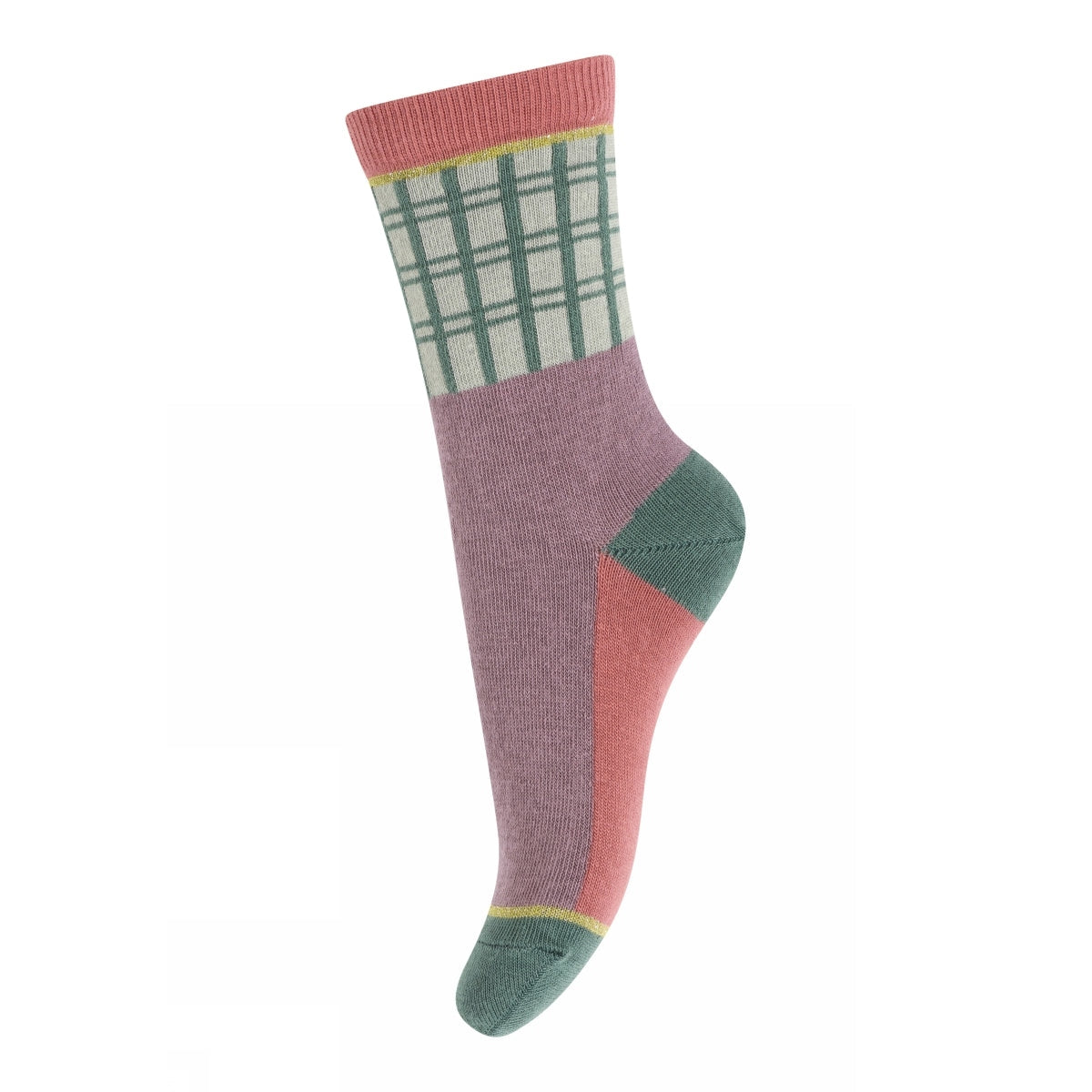 Checks Block Pattern socks