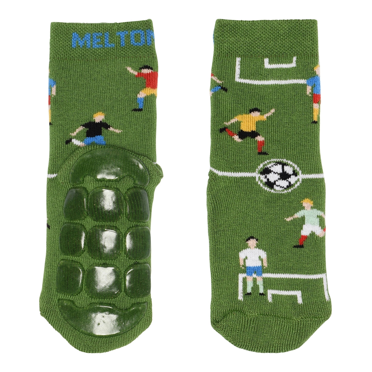 MELTON Strømper - Soccer socks - anti-slip i Cactus Køb cactus Strømper fra MELTON hos MP Denmark