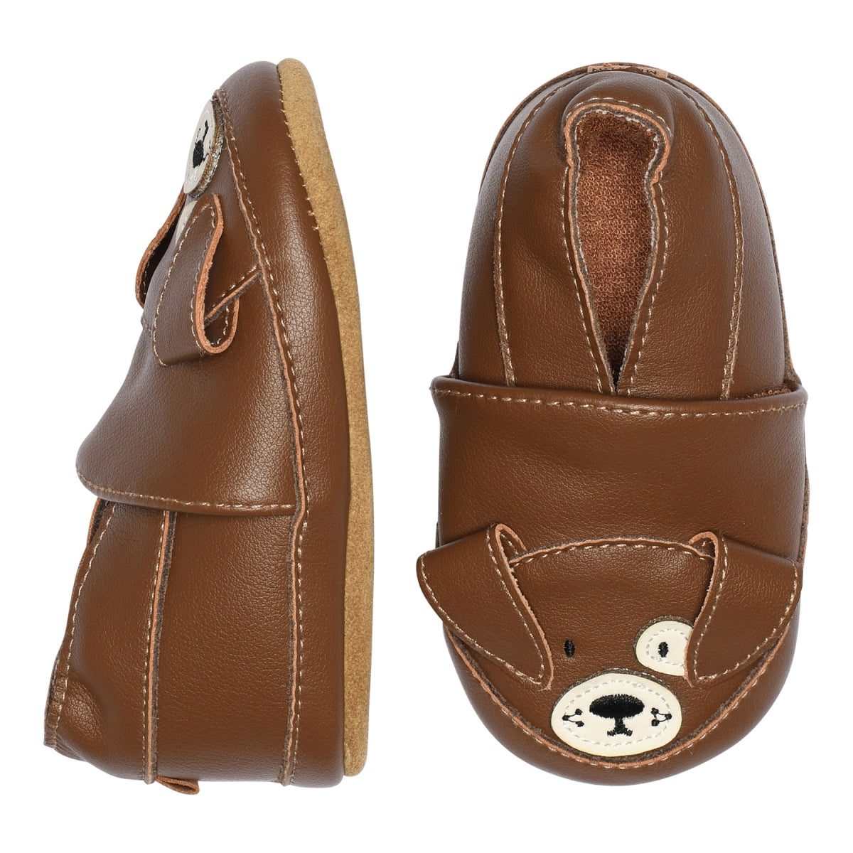 MELTON Hjemmesko - Dog leather slippers i Cocoa Brown  Køb cocoa brown Hjemmesko fra MELTON hos MP Denmark