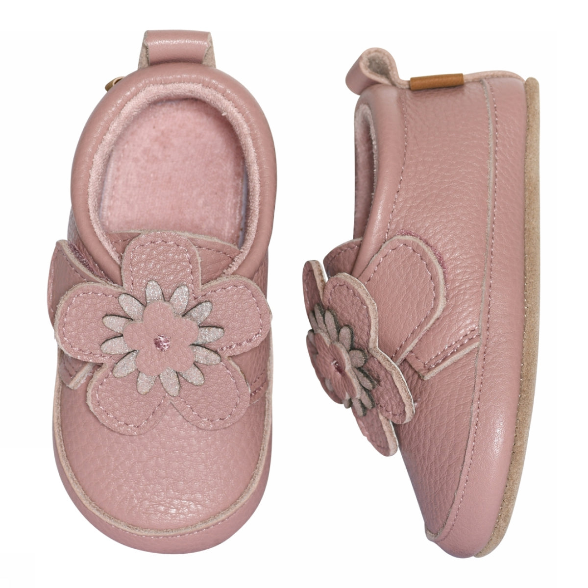 Daisy leather slippers