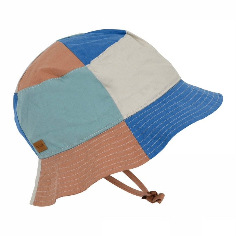 MELTON Sommerhatte - Block bucket hat i Delft Blue og Bubblegum Køb delft blue og bubblegum Sommerhatte fra MELTON hos MP Denmark
