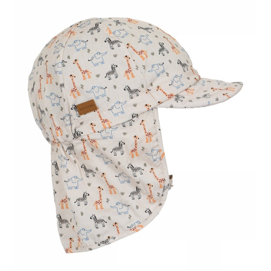 MELTON Sommerhatte - Savanna cap - neck shade i Ecru  Køb ecru Sommerhatte fra MELTON hos MP Denmark