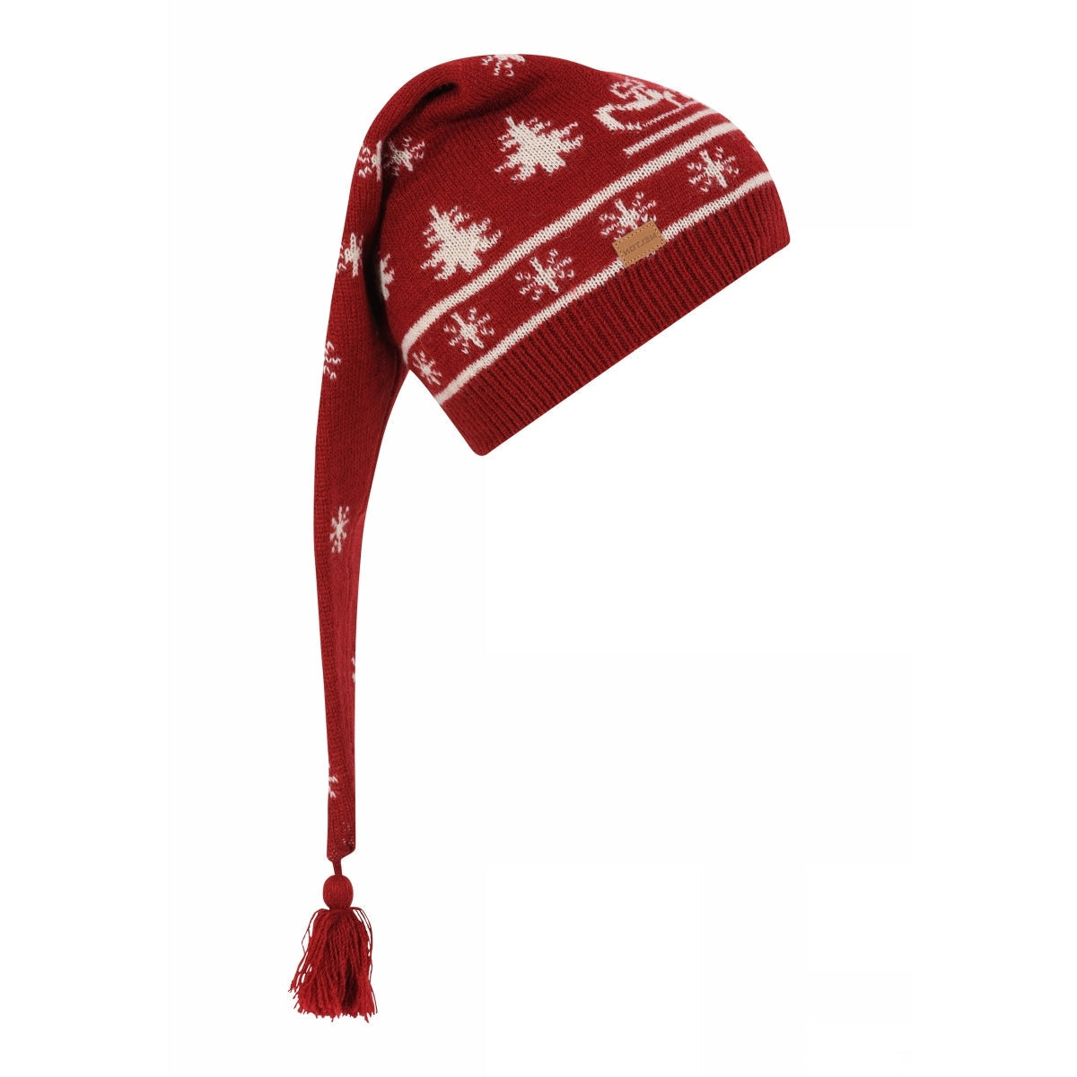 MELTON Huer og vanter - Reindeer christmas hat i Dark Red Køb dark red Huer og vanter fra MELTON hos MP Denmark