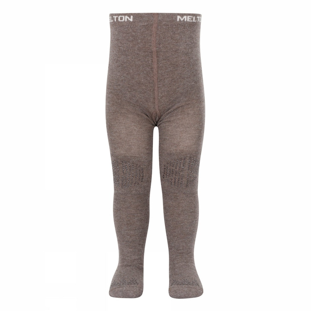 MELTON Strømpebukser - Cotton tights - anti-slip i Denver Melange Køb denver melange Strømpebukser fra MELTON hos MP Denmark