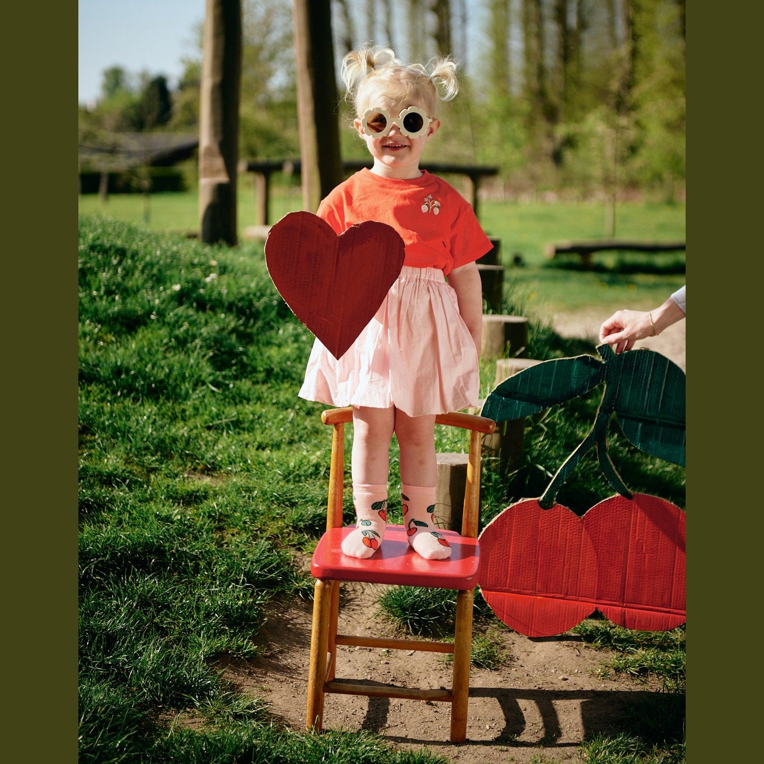 Cherries socks - anti-slip