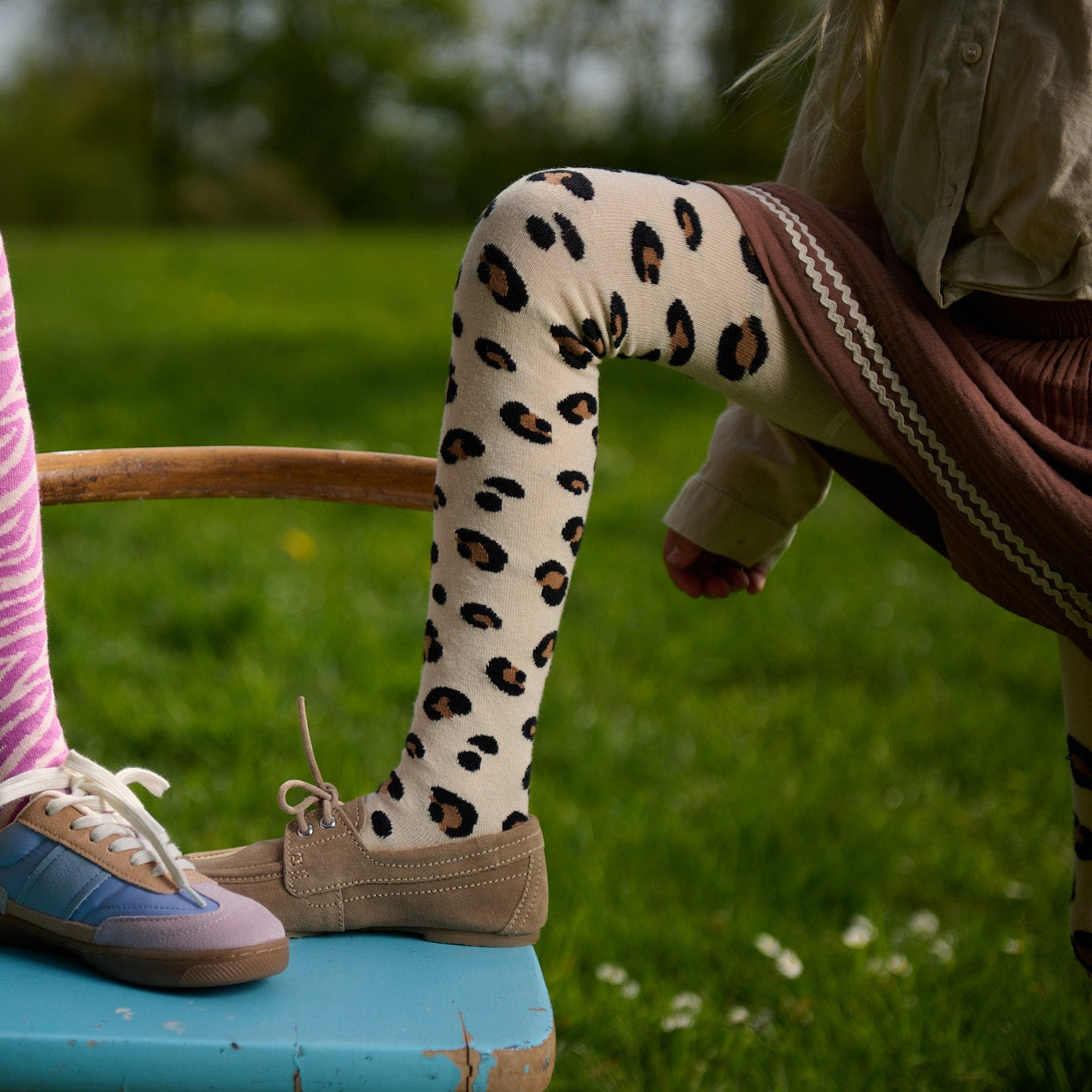 Leopard tights