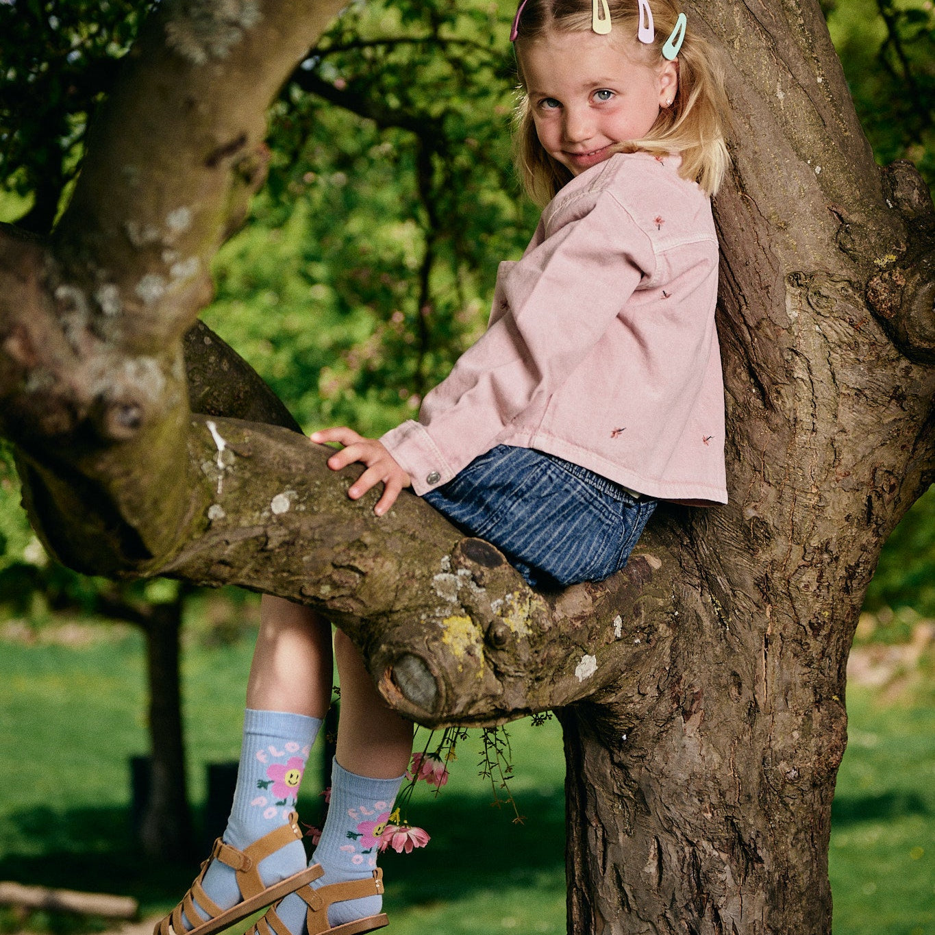 Flower power socks