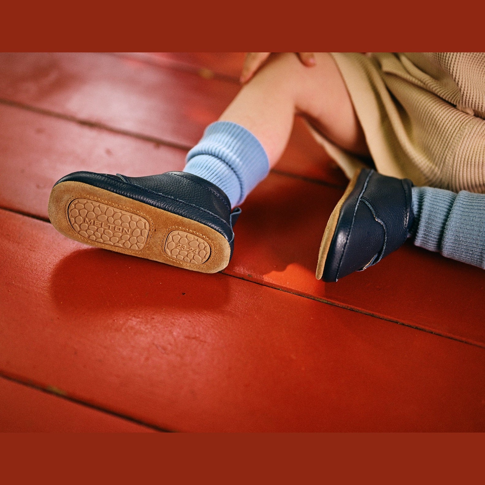 Luxury leather slippers