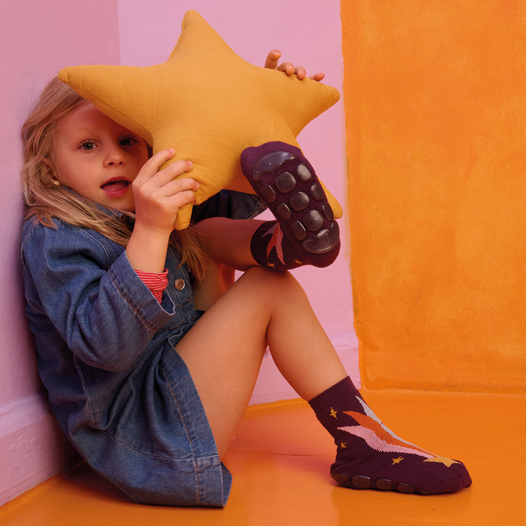 Shooting star sock - anti-slip