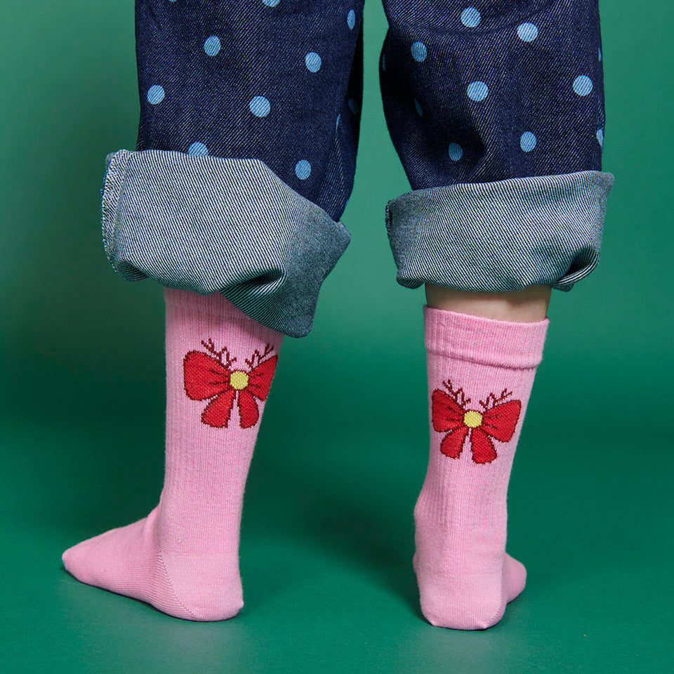 Antler bow socks
