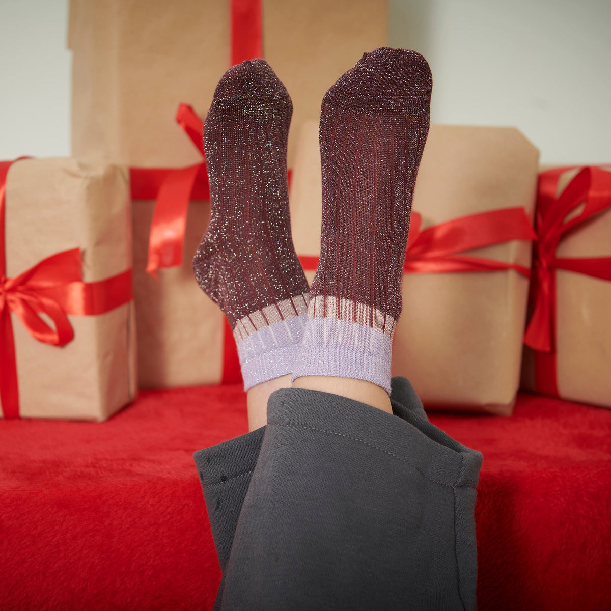Norma glitter socks