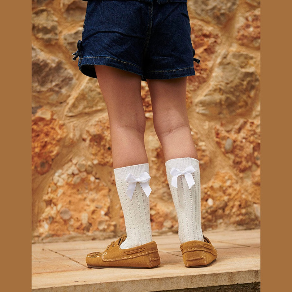 Liva knee socks - bow